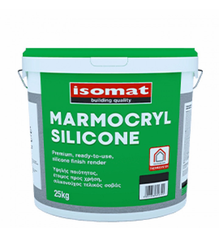 Силиконова мазилка, Marmocryl Silicone Decor, 2 mm, бял, 25 kg