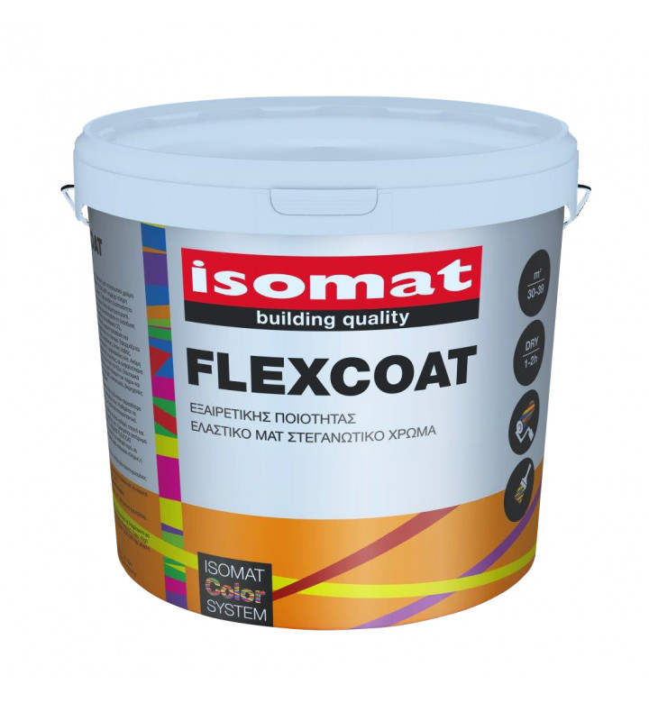 Flexcoat бяла 3l еластична хидроизолационна боя