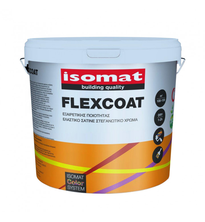 Flexcoat бяла 10l еластична хидроизолационна боя