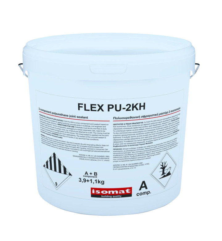 Flex PU-2KH, 5 kg, двукомпонентен полиуретанов уплътнител за хоризонтални фуги