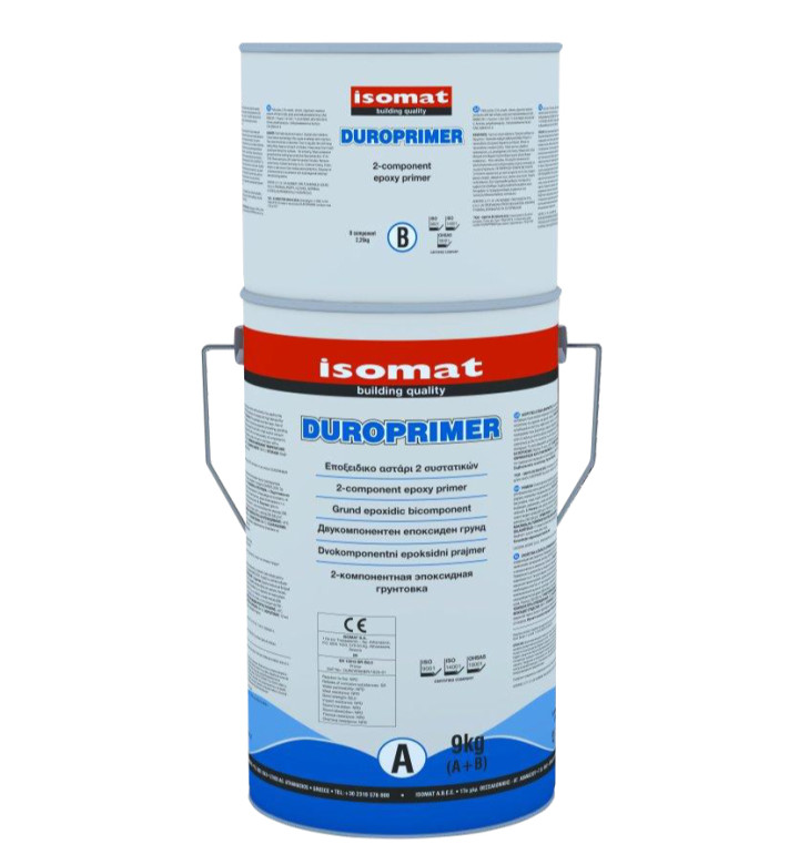 Duroprimer 9 kg, двукомпонентен епоксиден грунд, безцветен