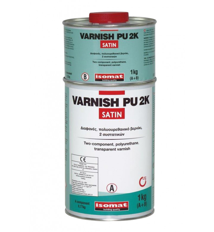 Varnish-PU 2K, 1 kg, сатен полиуретанов лак за защита