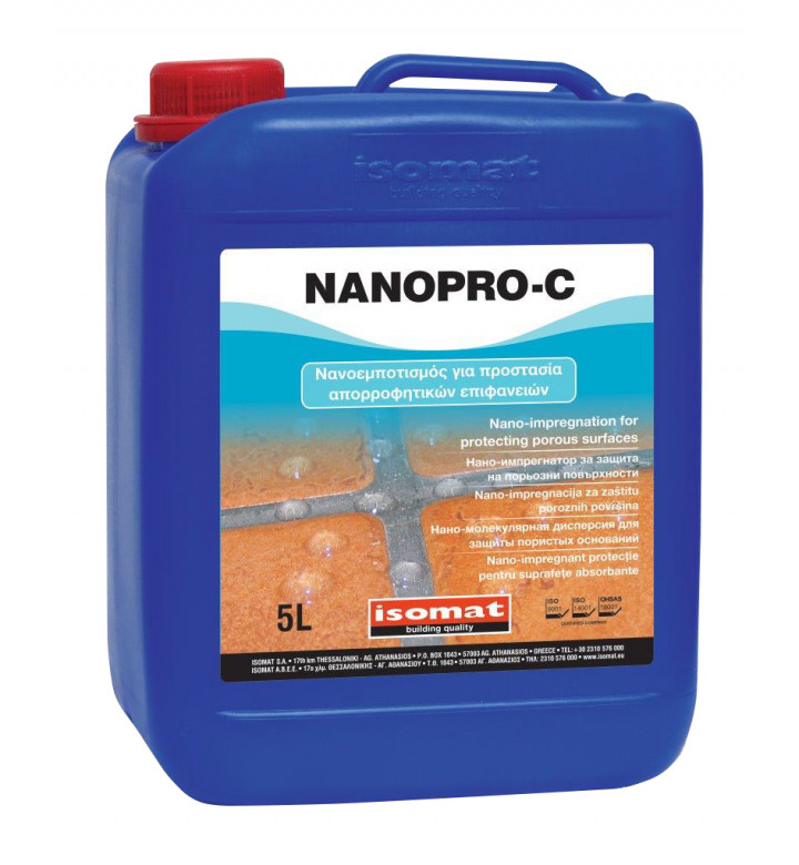 Nanopro-C, 5 l, импрегнатор за порьозни основи