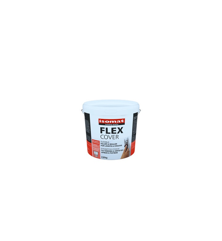 Flex-cover (А+В) 2.6 kg, двукомпонентен еластичен кит за запълване на фуги и пукнатини