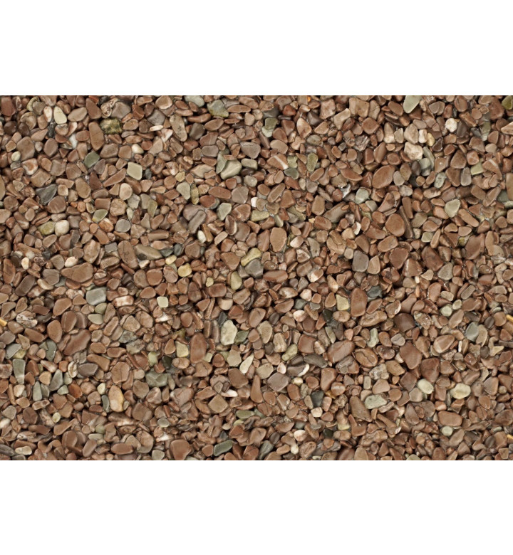 NATURAL STONE 2-4 mm, MARRONE MOGANO, 25kg