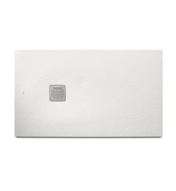 Terran плоско поддушово корито от Stonex, 1000 x 800 x 28 mm, без сифон, White