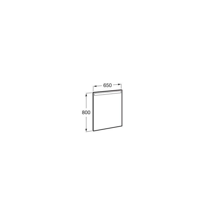 Огледало 650 x 800 x 22 mm Eidos с осветление A812390000