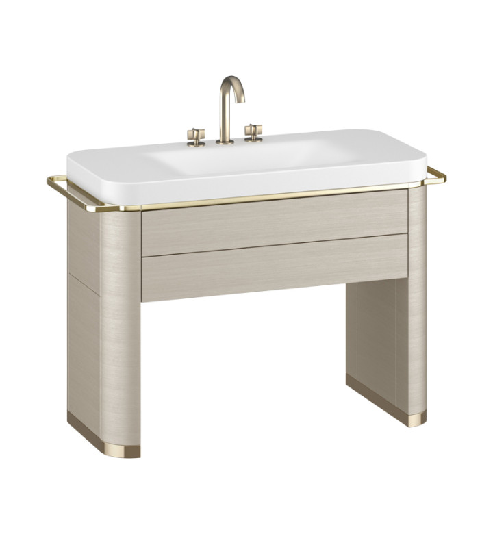 Шкаф за умивалник Baia 1222 x 520 x 850 mm, Greige, Armani Roca