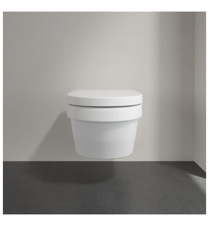 Комплект за WC, Architectura, 370 х 530 х 330mm, тоалетна чиния 5684R001 Direct Flush + седалка и капак със забавено падане 98M9C101, alpin white