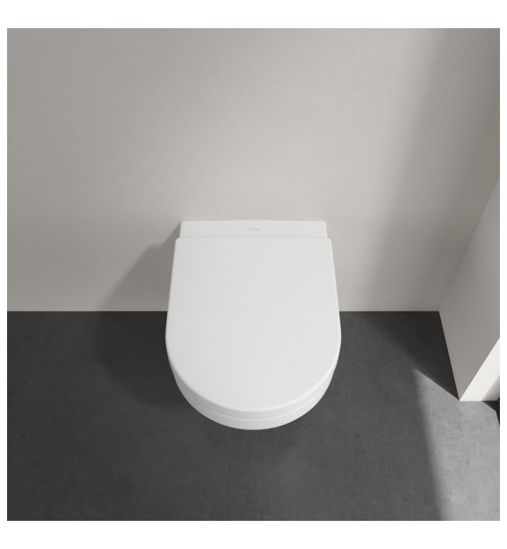 Комплект за WC, Architectura, 370 х 530 х 330mm, тоалетна чиния 5684R001 Direct Flush + седалка и капак със забавено падане 98M9C101, alpin white