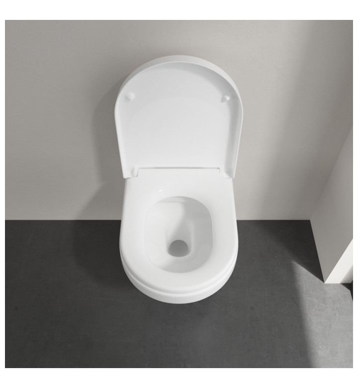 Комплект за WC, Architectura, 370 х 530 х 330mm, тоалетна чиния 5684R001 Direct Flush + седалка и капак със забавено падане 98M9C101, alpin white