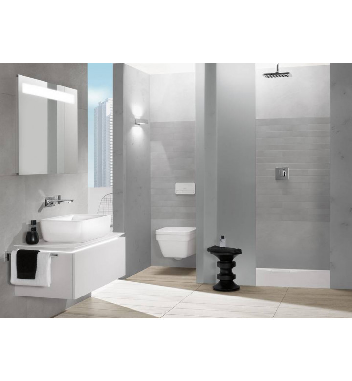 Комплект за WC, Architectura, 370 х 530 х 316mm, тоалетна чиния 5685R001 Direct Flush + седалка със забавено падане 9M58S101, alpin white