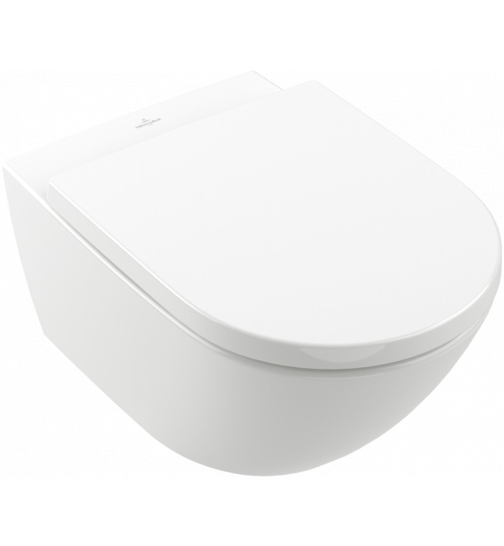 Комплект за WC Subway 3.0, 370 х 560 х 360 mm, тоалтна чиния Twist Flush Ceramic Plus + седалка забавено падане, alpin white