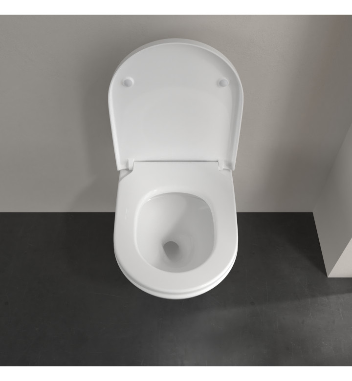 Комплект за WC Subway 3.0, 370 х 560 х 360 mm, тоалтна чиния Twist Flush Ceramic Plus + седалка забавено падане, alpin white