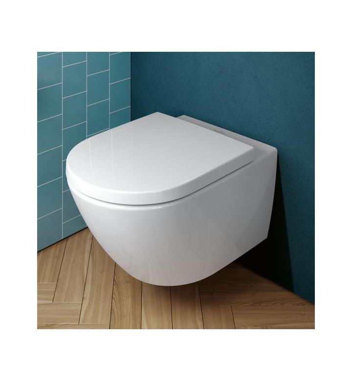 Комплект за WC, Subway 3.0, 370 х 560 х 360mm, тоалетна чиния 4670T001 Twist Flush + седалка и капак със забавено падане 8M42S101, alpin white