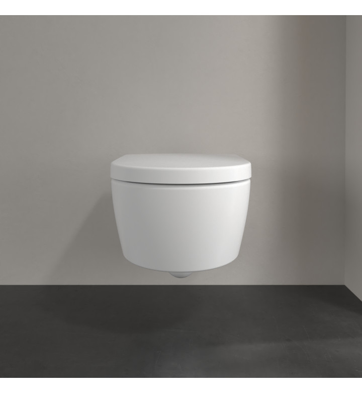 Тоалетна чиния Combi Pack Avento Slim 370 х 530 х 315mm, Direct Flush + седалка и капак със забавено падане