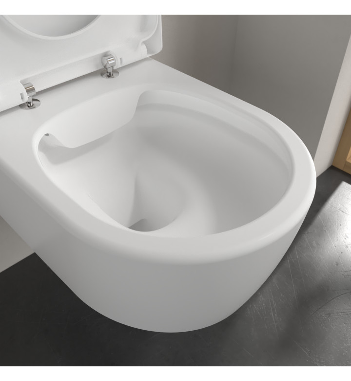 Тоалетна чиния Combi Pack Avento Slim 370 х 530 х 315mm, Direct Flush + седалка и капак със забавено падане