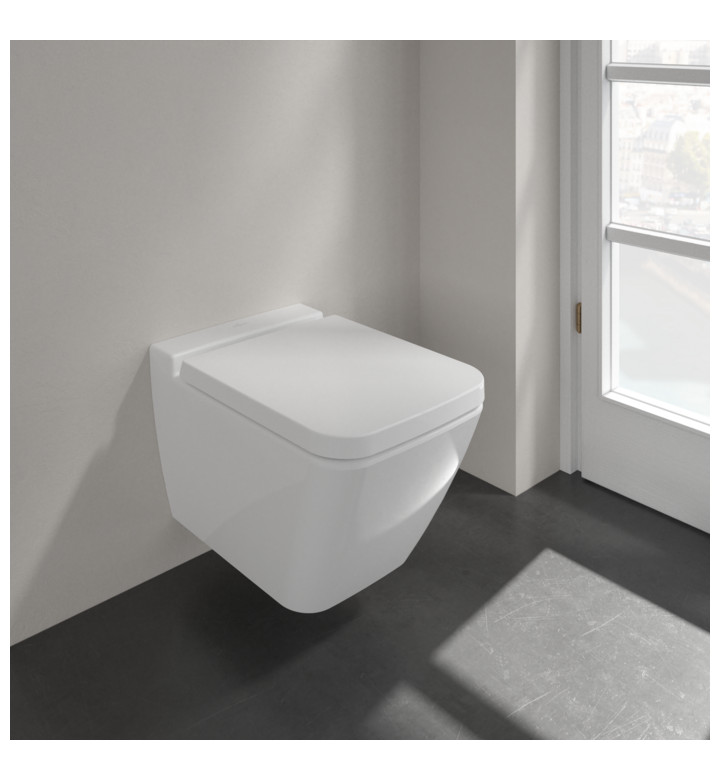 Тоалетна чиния WWC Finion, 375x560x350mm, Direct Flush, Alpin white