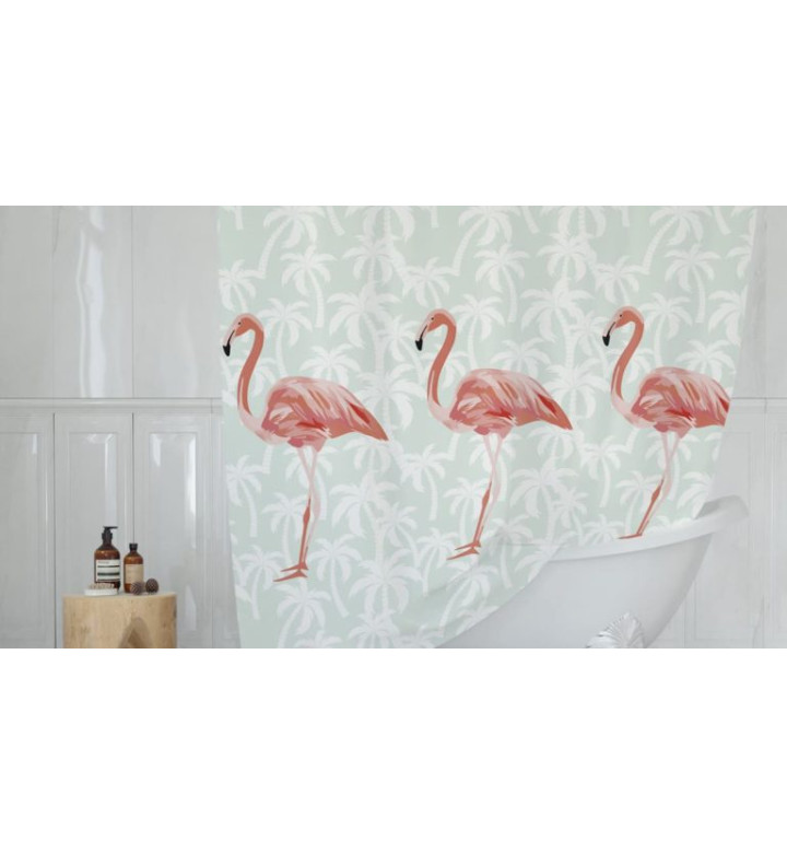 Завеса за баня Tropik Flamingos 180 x 200 cm