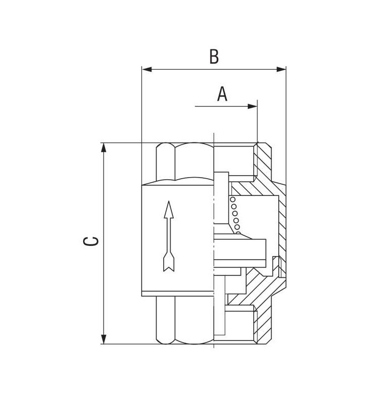Възвратен клапан 3/4"