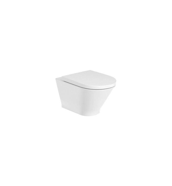 Комплект за WC Duplo S 90 mm 4 в 1 The Gap Round Rimless (бутон по избор) (A8900A0020 + 3460NL000 + A801D12001)