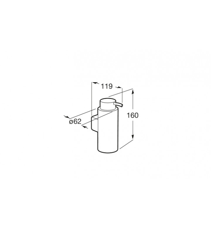 Дозатор за течен сапун 0.2 l Superinox