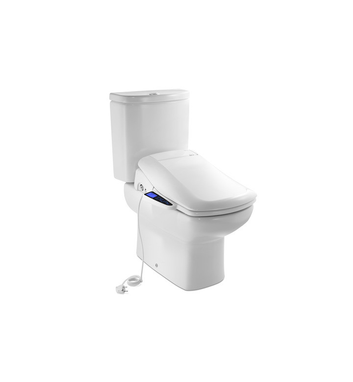 Седалка с функция биде Advance за тоалетни чинии с квадратна форма Multiclin
