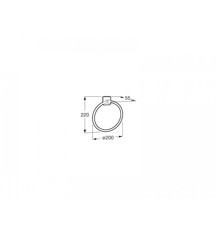 Закачалка за хавлии (Ring) Victoria 200mm