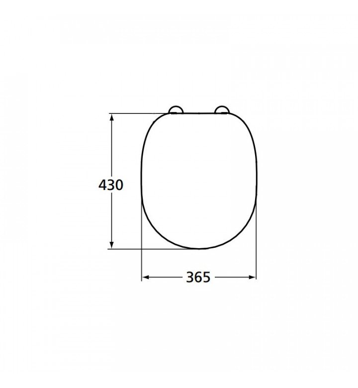 Капак и седалка за тоалетна чиния Connect