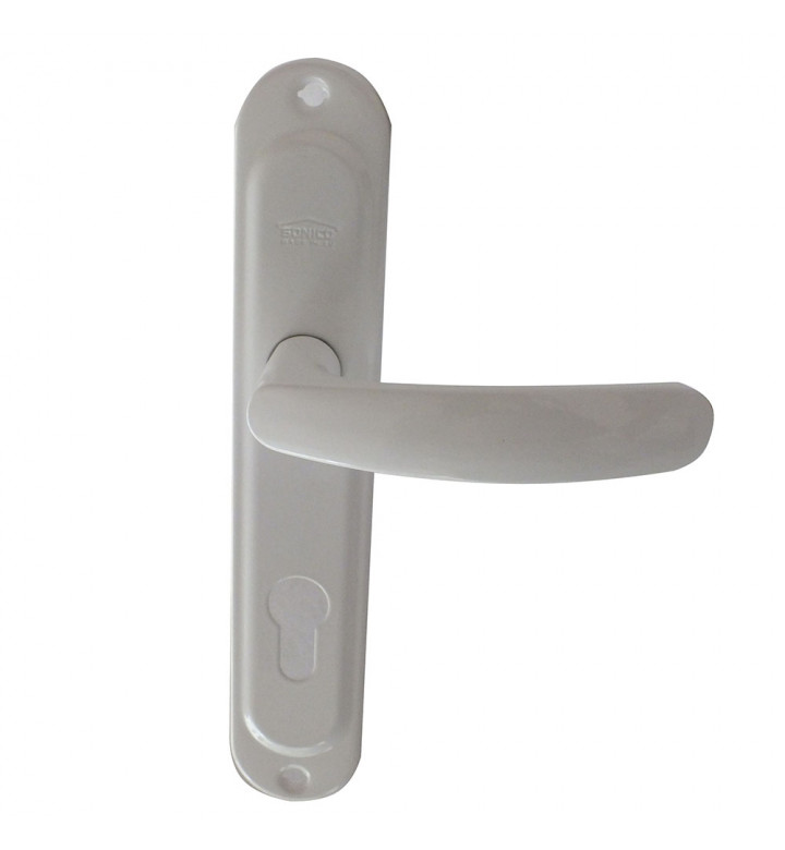 Секретна дръжка за врата Силистра 70 mm бяла