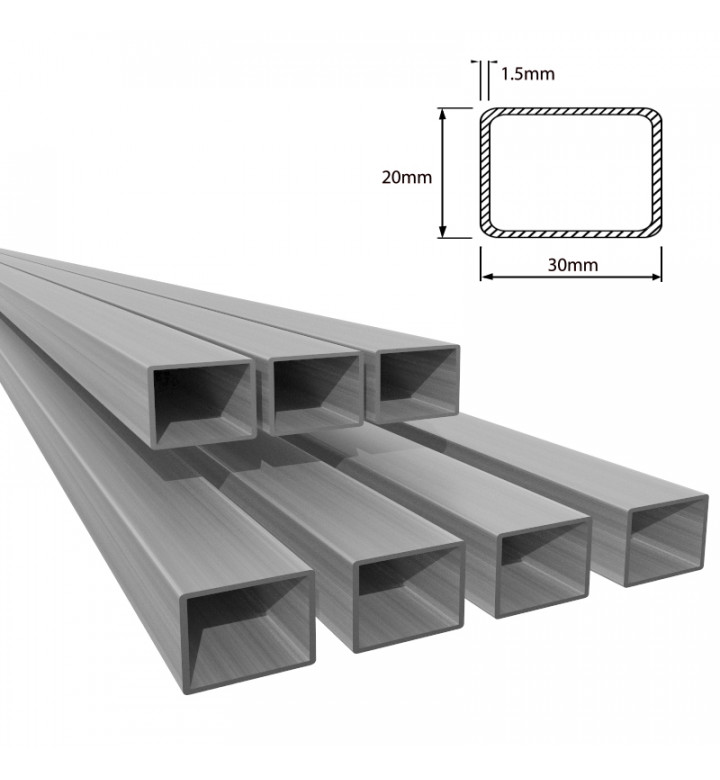 Профил тръбен 30x20x1.5x6000mm 7бр.