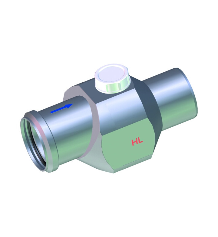 Възвратна клапа с ревизия DN75 - хориз. или верт. монтиране