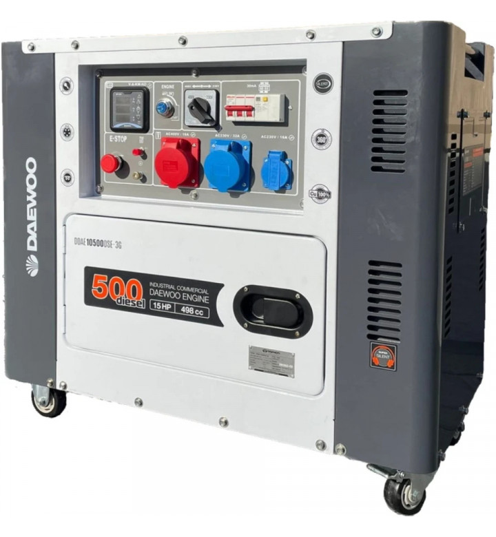 Генератор дизелов, 8.1 kVA, трифазен 498 CC, 15 Hp с електрически старт, Daewoo