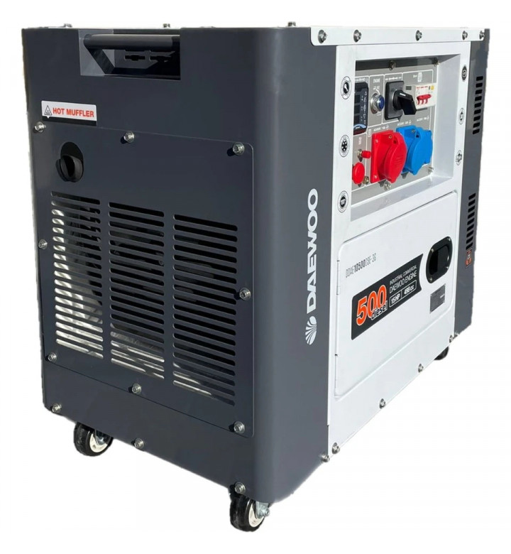 Генератор дизелов, 8.1 kVA, трифазен 498 CC, 15 Hp с електрически старт, Daewoo