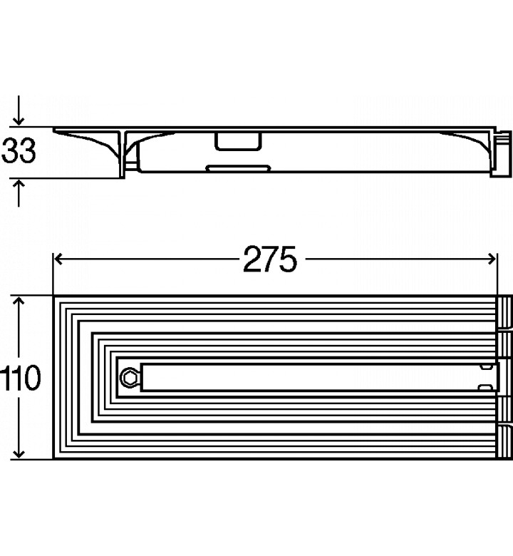 Удължаващ елемент 275 mm - за тяло на сифон Advantix Vario