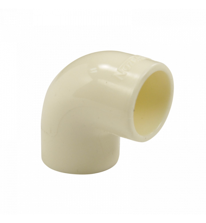 Коляно PVC ф20 mm PVC - бяло