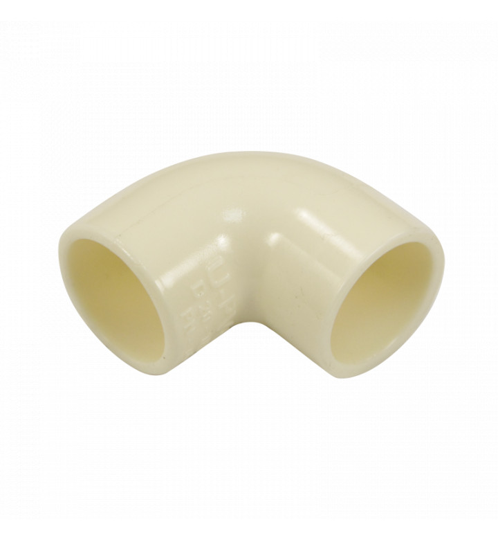 Коляно PVC ф20 mm PVC - бяло