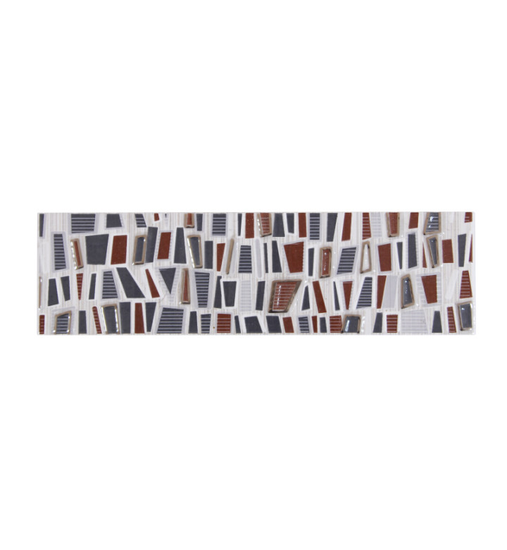 Фриз 8x28.5 cm Luna Retro Multi Grey