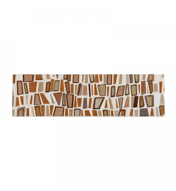 Фриз 8x28.5 cm Luna Retro Multi Beige