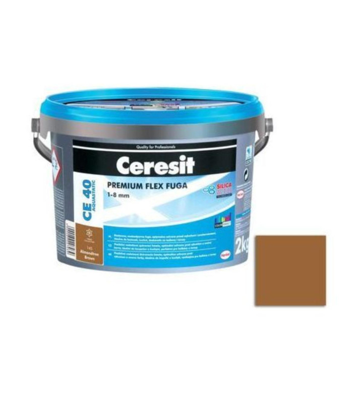 Фугираща смес СЕ 40 Aquastatic, 2 kg, бадемово кафяв