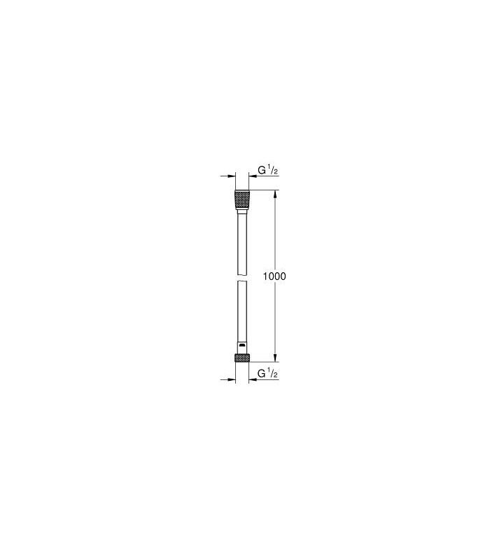 Шлаух за душ Silverflex Longlife 1000 mm 1/2 " x 1/2 "