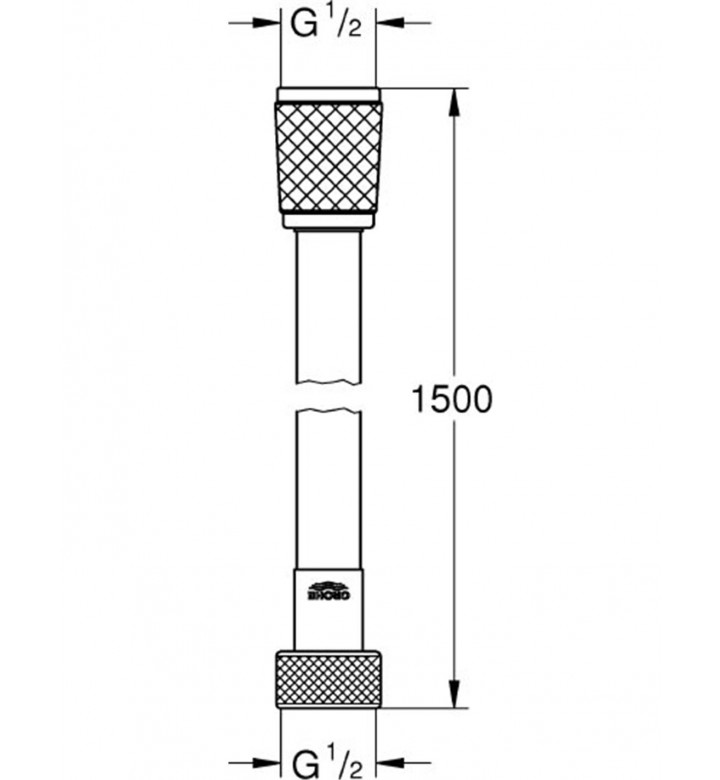 Шлаух за душ relexaflex, 1500mm