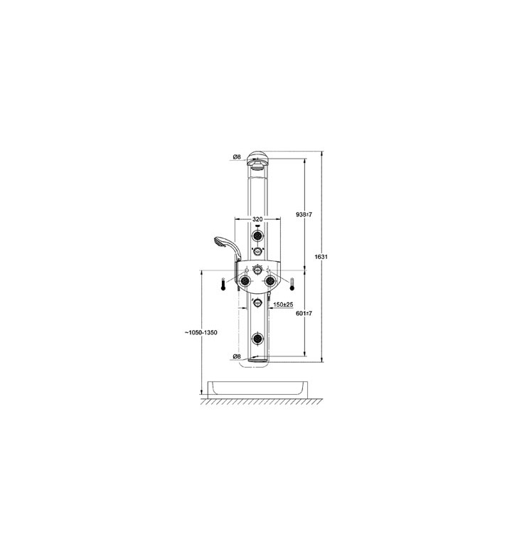 Душ система Aquatower 3000