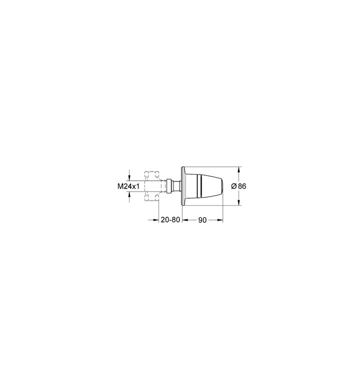 Grohtherm 3000 капачка за вентил