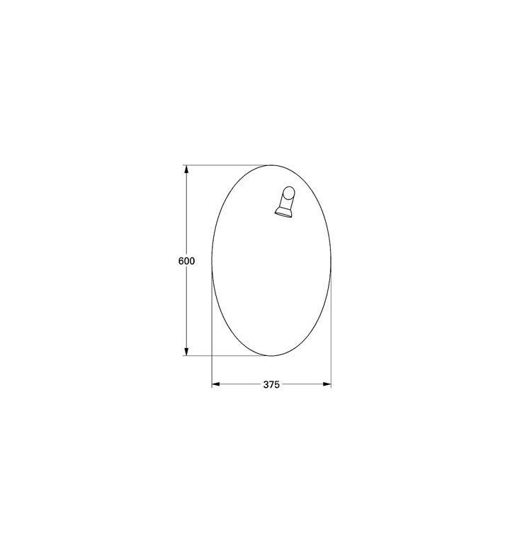 Огледало Taron 375 x 600 mm