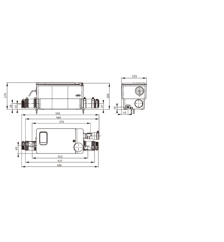 Помпа Wilo DrainLift Mini 3 - XXS - EF