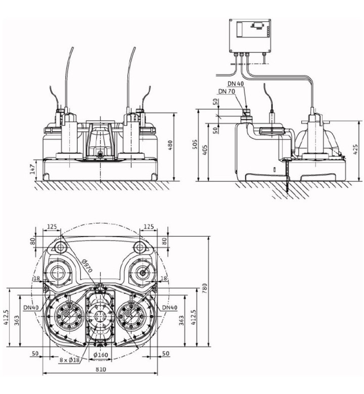 Помпа Wilo Drainlift M2/8