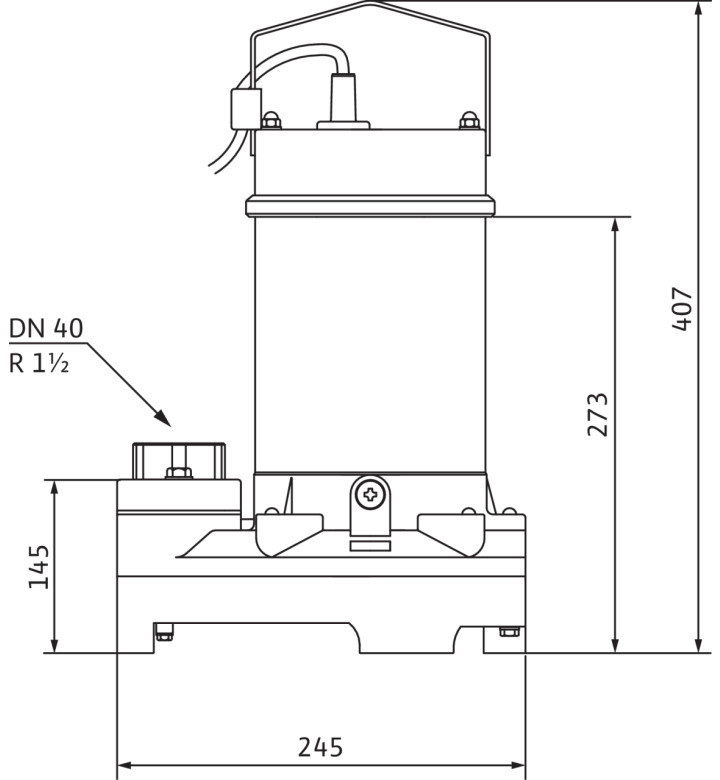 Помпа TS 40/10-A (1~230V)