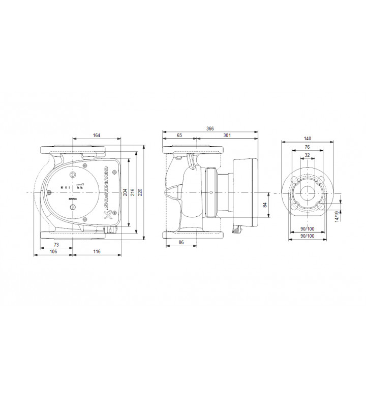 Помпа циркулационна MAGNA 1 32-120F