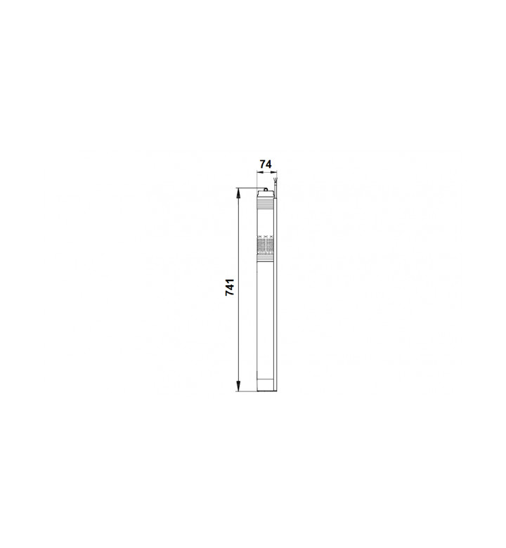 Помпа потопяема сондажна SQ 3-40, 700W, 3 m³/h, 42 m